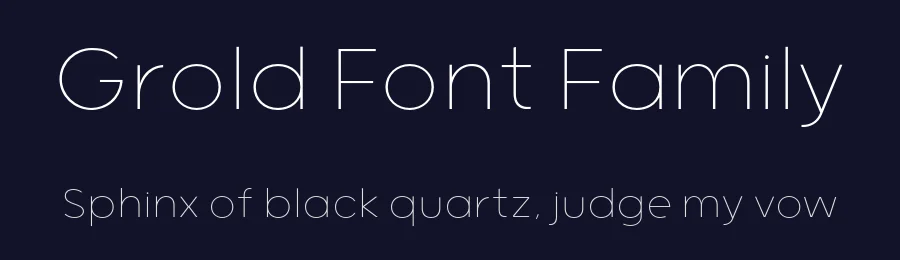 Grold Font Family by Typesketchbook Foundry — Sans Serif Font — thumbnail 2