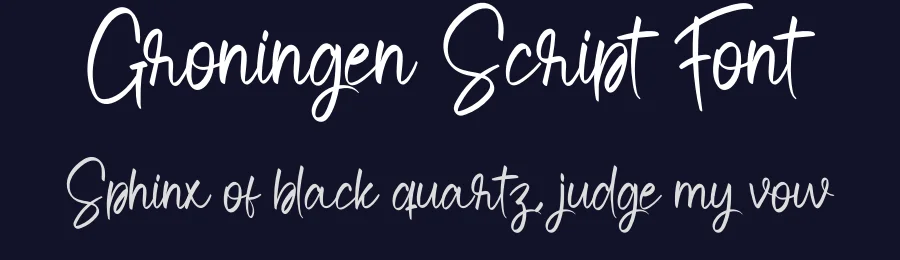 Groningen Script Font by creativeletter — Script Handwritten Font — thumbnail 2