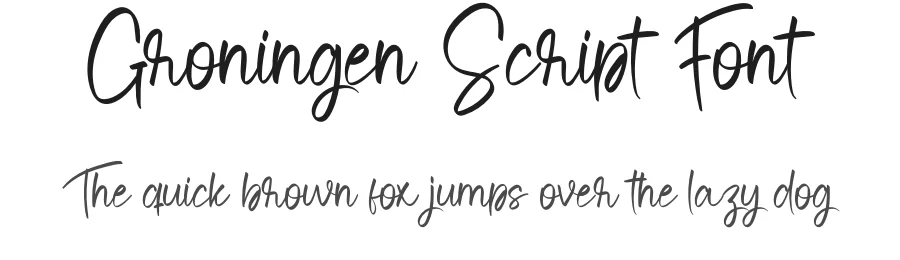 Groningen Script Font by creativeletter — Script Handwritten Font
