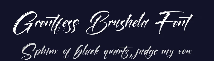 Grontfess Brushela Font by letternity — Script Handwritten Font — thumbnail 2
