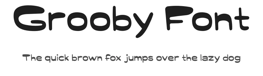 Grooby Font by fontsider — Display Font