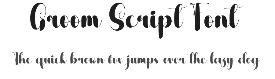 Groom Script Font by andikastudio — Script Handwritten Font