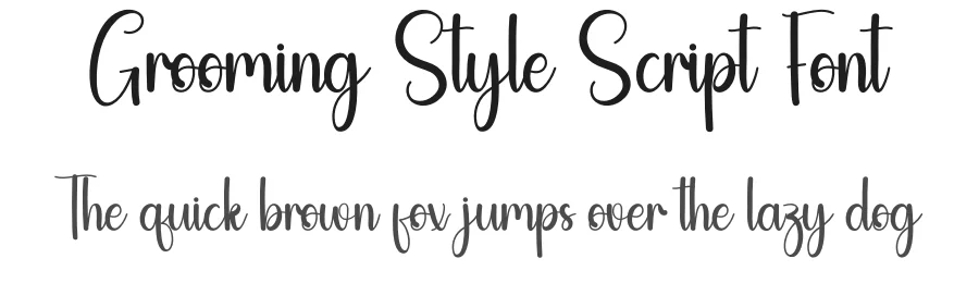 Grooming Style Script Font by andikastudio — Script Handwritten Font