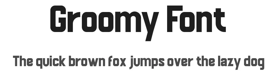 Groomy Font by Fontliner — Display Font