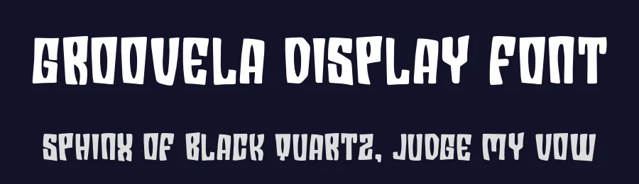 Groovela Display Font by ahweproject — Display Font — thumbnail 2