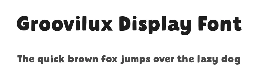 Groovilux Display Font by Indotype — Display Font