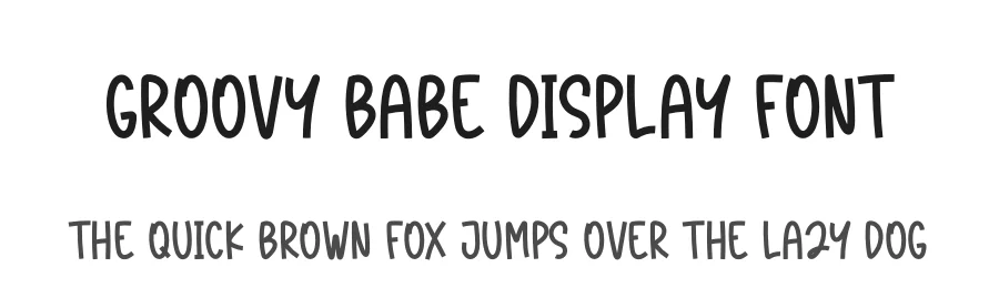Groovy Babe Display Font by creativeletter — Display Font