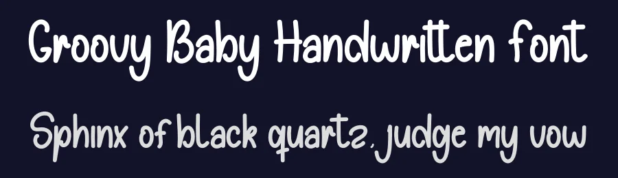 Groovy Baby Handwritten Font by andikastudio — Display Font — thumbnail 2