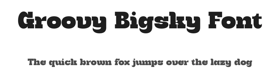 Groovy Bigsky Font by timelesstype.co — Serif Font