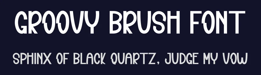 Groovy Brush Font by inermediaSTUDIO — Display Font — thumbnail 2