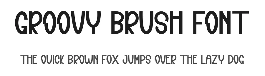 Groovy Brush Font by inermediaSTUDIO — Display Font