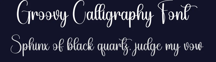 Groovy Calligraphy Font by creativeletter — Script Handwritten Font — thumbnail 2