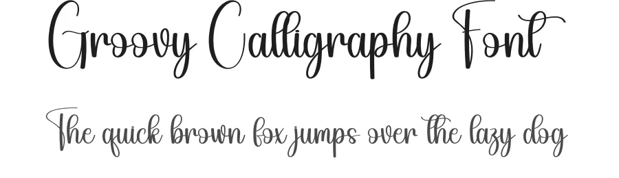 Groovy Calligraphy Font by creativeletter — Script Handwritten Font
