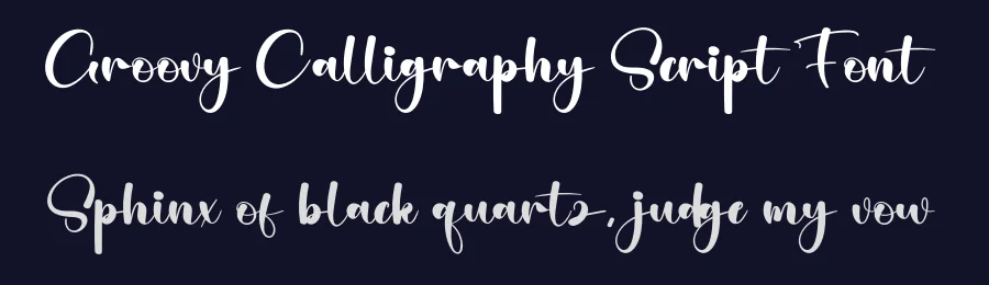 Groovy Calligraphy Script Font by creativeletter — Script Handwritten Font — thumbnail 2