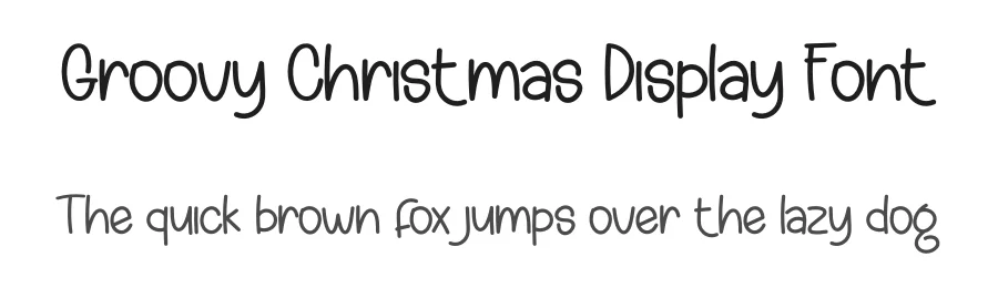 Groovy Christmas Display Font by creativeletter — Display Font