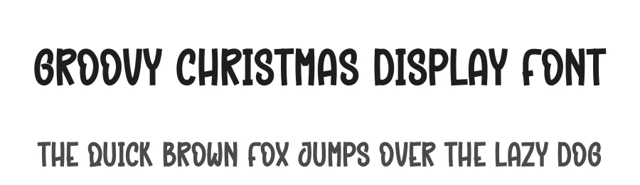 Groovy Christmas Display Font by creativeletter — Display Font