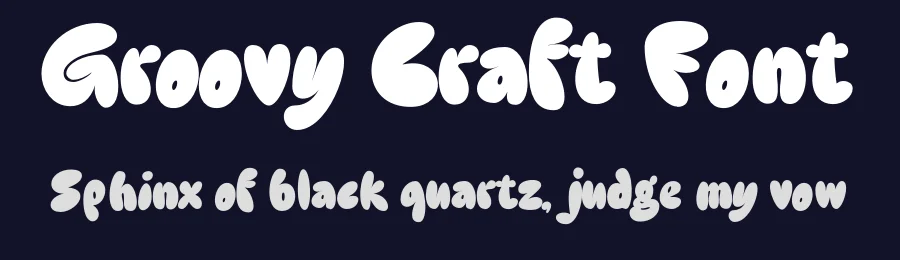 Groovy Craft Font by Letterhend Studio — Display Font — thumbnail 2