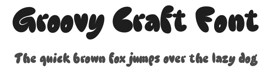 Groovy Craft Font by Letterhend Studio — Display Font