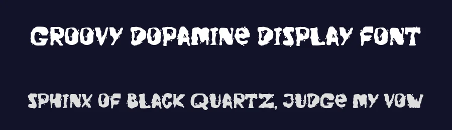 Groovy Dopamine Display Font by Groovy Font — Display Font — thumbnail 2