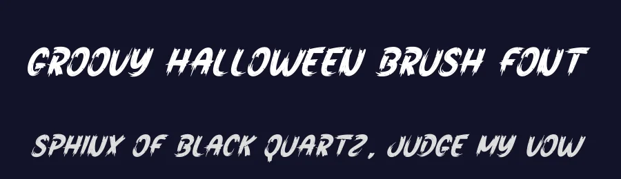 Groovy Halloween Brush Font by creativeletter — Script Handwritten Font — thumbnail 2