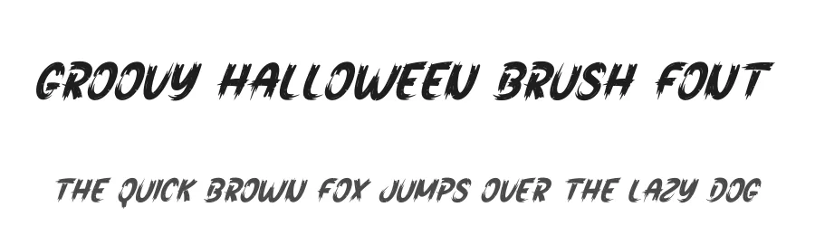 Groovy Halloween Brush Font by creativeletter — Script Handwritten Font