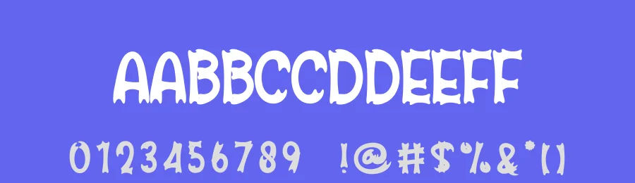 Groovy Hounted Display Font by freshtypeink — Display Font — thumbnail 3