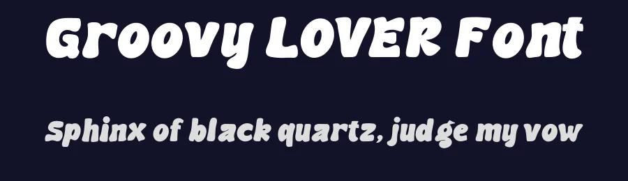 Groovy LOVER Font by cocodesign — Display Font — thumbnail 2