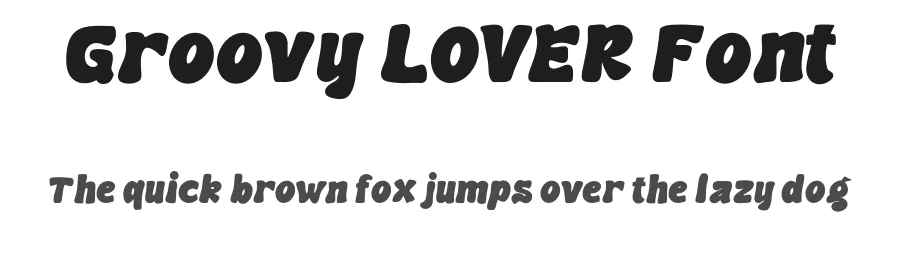 Groovy LOVER Font by cocodesign โ Display Font
