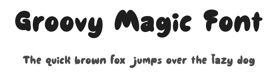 Groovy Magic Font by Groovy Font — Display Font