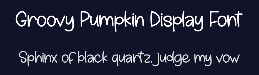 Groovy Pumpkin Display Font by andikastudio — Display Font — thumbnail 2