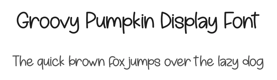 Groovy Pumpkin Display Font by andikastudio — Display Font
