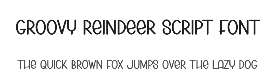 Groovy Reindeer Script Font by creativeletter — Display Font