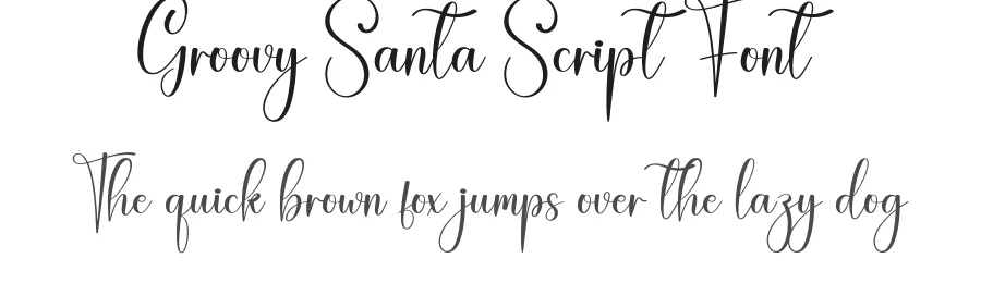 Groovy Santa Script Font by creativeletter — Script Handwritten Font