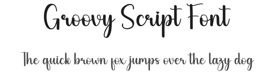 Groovy Script Font by andikastudio — Script Handwritten Font
