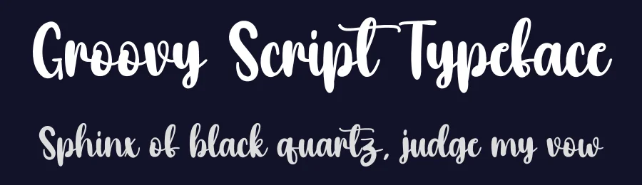 Groovy Script Typeface by creativeletter — Script Handwritten Font — thumbnail 2