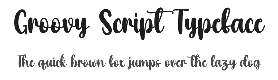Groovy Script Typeface by creativeletter — Script Handwritten Font