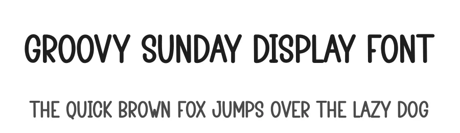 Groovy Sunday Display Font by creativeletter — Display Font