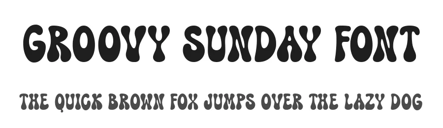 Groovy Sunday Font by keithzo — Display Font