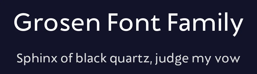 Grosen Font Family by Hurufatfont — Sans Serif Font — thumbnail 2