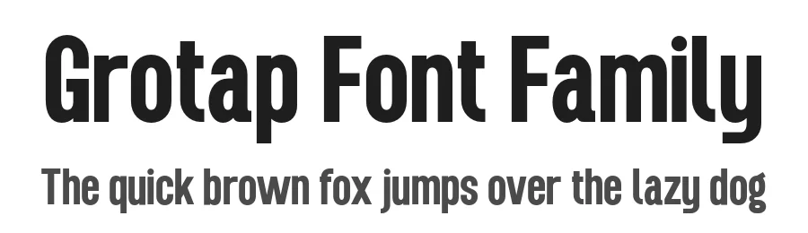 Grotap Font Family by roomspace.cl — Decorative Font