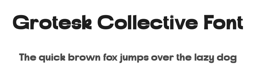 Grotesk Collective Font by MasyafiStudio — Display Font
