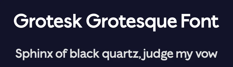 Grotesk Grotesque Font by Suolahti Type — Sans Serif Font — thumbnail 2