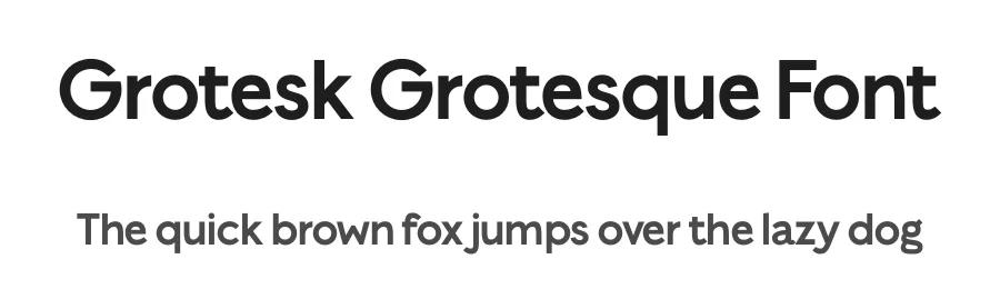 Grotesk Grotesque Font by Suolahti Type — Sans Serif Font
