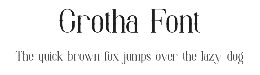 Grotha Font by ErmediaStudio — Decorative Font
