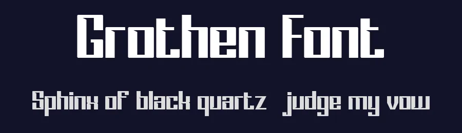Grothen Font by Flawless And Co — Sans Serif Font — thumbnail 2