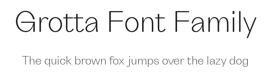 Grotta Font Family by Due Studio — Sans Serif Font