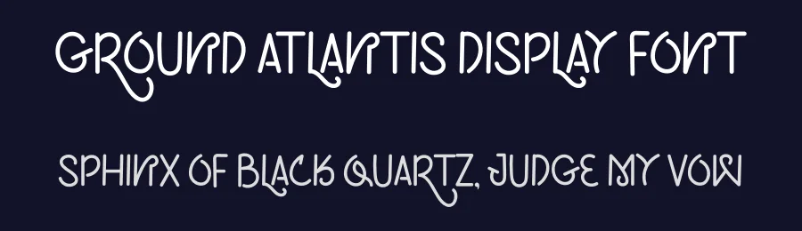 Ground Atlantis Display Font by inermediaSTUDIO — Sans Serif Font — thumbnail 2