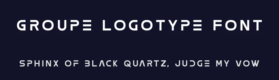 Groupe Logotype Font by andikafez — Sans Serif Font — thumbnail 2