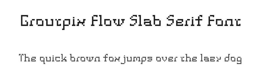 Groutpix Flow Slab Serif Font by ffeeaarr — Decorative Font