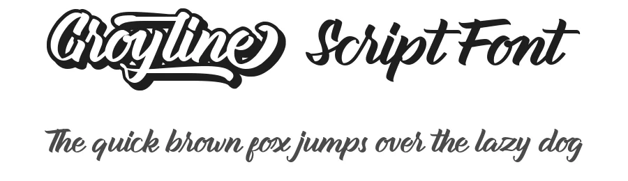 Groyline Script Font by Ketikata Studio — Script Handwritten Font